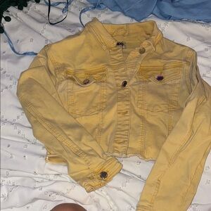 Yellow Denim Jacket